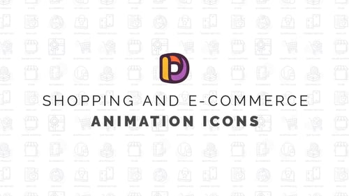 Shopping & E-Commerce - Animation Icons