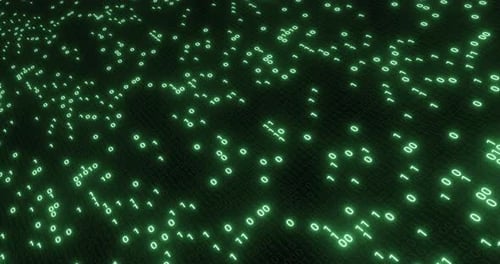 Fluxo de
dados futurista, fluxo digital. Padrão dinâmico com raios de energia e luz.