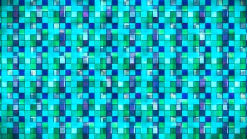 Abstract Geometric Square Grid Color Changing Background Loop