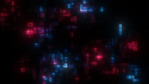 abstrakte Neon-Pixel-Hintergrund