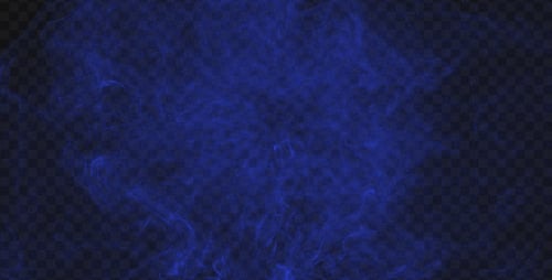 Blue Energy Smoke Burst Spread Transition