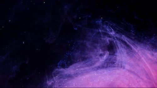 Reaktion auf bunte Tinte und Farbe