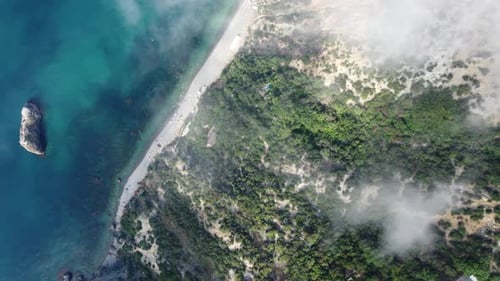 Abstract Aerial Nature Summer Ocean Sunset Sea and Sky Background