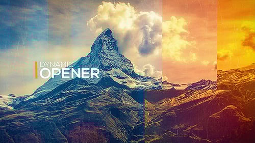 Dynamic Glitch Modern Opener Video Intro