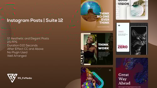 Instagram Posts | Clean Media Zone V.01 | Suite 12