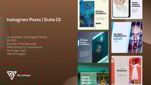 Instagram Posts | Clean Media Zone V.02 | Suite 13