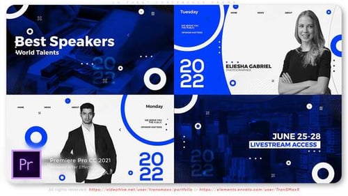 Dynamic Corporate Event Conference Promo Template