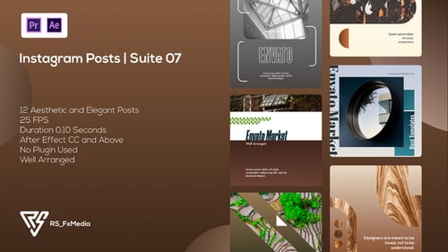 Instagram Posts | Modern Lifestyle | Suite 07 | MOGRT