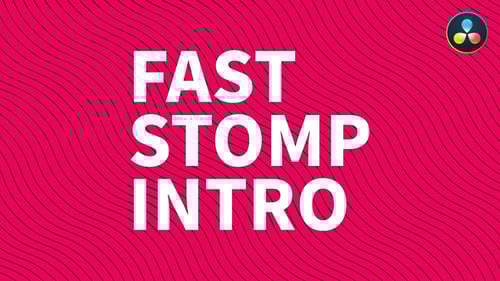 Fast Stomp Intro | For DaVinci Resolve