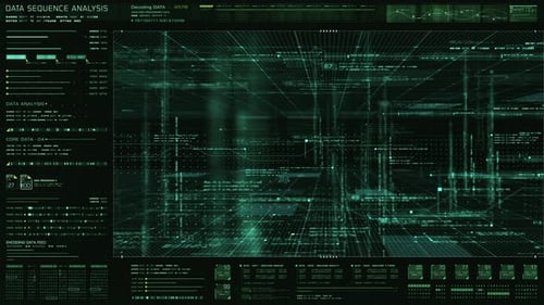 Data Sequence Simulation HUD 03