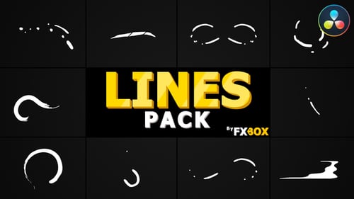 Flash FX Shape Lines | DaVinci Resolve