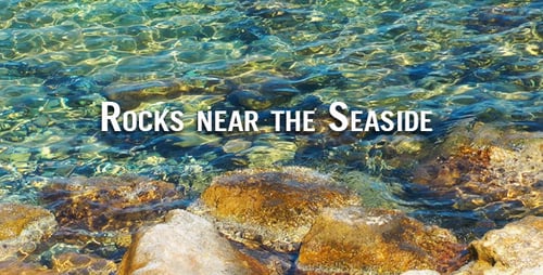 Rocks Near the Seaside