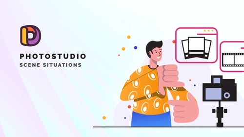 Flat Design Character Animation for Photography and Social Media
