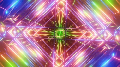 VJ Loop Tunnel of the Thread of the Universe