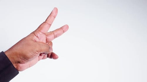 Indian Hand Gesture Scissors