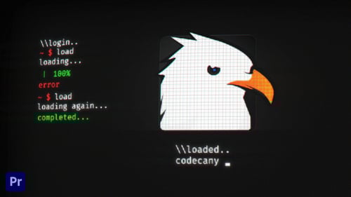 Old Screen Logo Reveal | For Premiere Pro