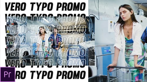 Fast Dynamic Typographic Promo Video Template