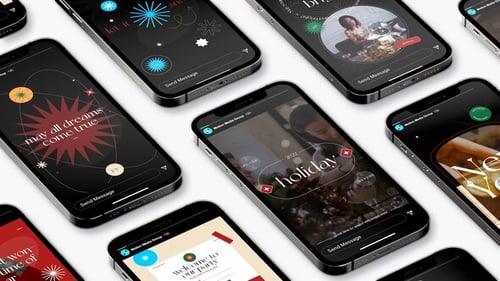 Elegant Christmas and New Year Social Media Stories Pack