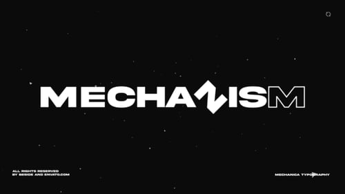 Typography Titles - Mechanism | AE