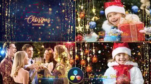 Christmas Slideshow - DaVinci Resolve