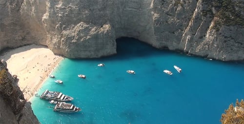 Beach In Blue Bay Navagio