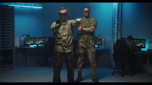 Soldier Testing VR Technology