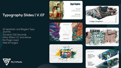 Typography Slides - Urban Brush V.07