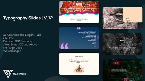 Typography Slides - Quotes V.12