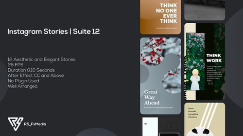 Instagram Stories | Clean Media Zone V.01 | Suite 12