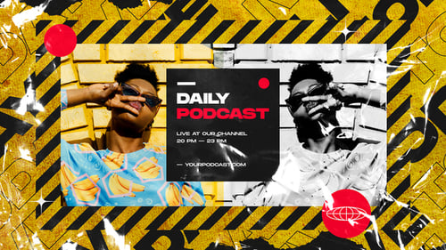Podcast Opener / Urban Typography Promo / Dynamic Music Talkshow / Youtube Vlog Intro