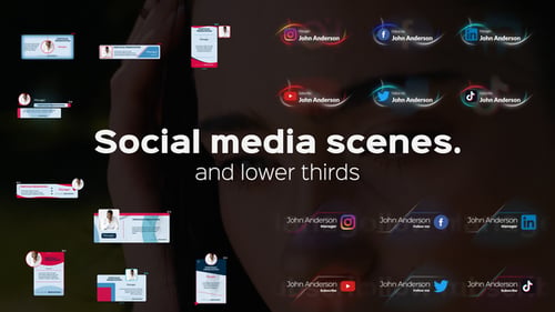 Dynamic Social Media Scenes and Titles with Animated UI Elements