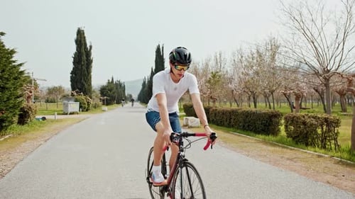 Radfahren auf dem Fahrrad