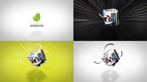 Clean Dynamic Cube Logo Reveal