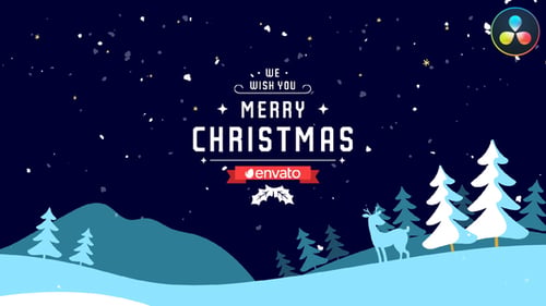 Saludos navideños | DaVinci Resolve