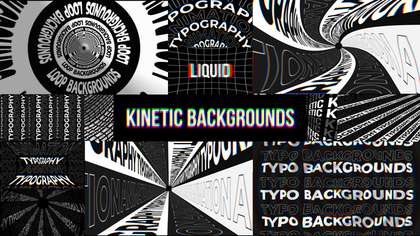 Cover for Kinetic Backgrounds for Premiere Pro