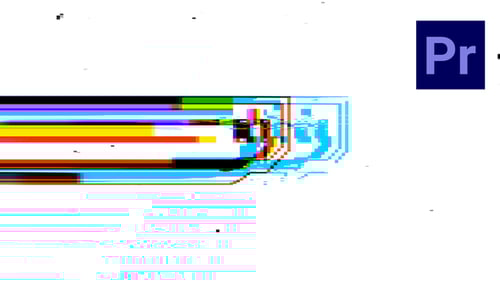 High-Energy Digital Glitch Logo Reveal Intro