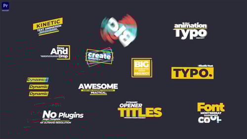 Dynamic Text Animations with Glitch Effects for Modern Titles