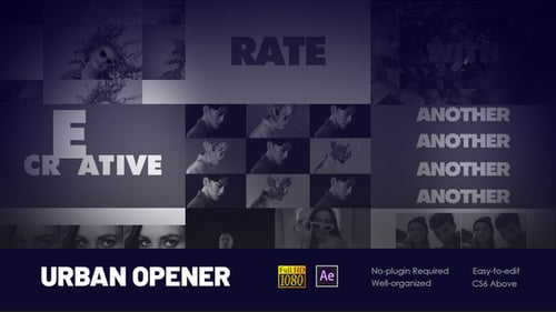 Dynamic Urban Glitch Opener with Fast Kinetic Typography