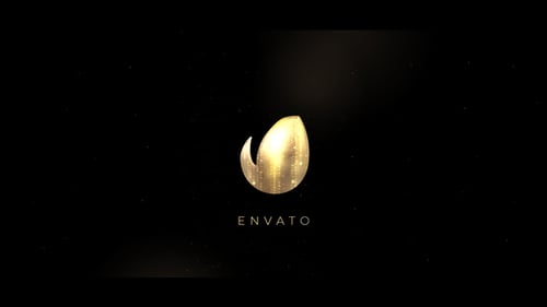 Sparkling Particle Logo Reveal Intro Template