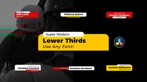 Modern Lower Thirds