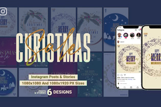 Merry Christmas Sale Instagram Ad B199