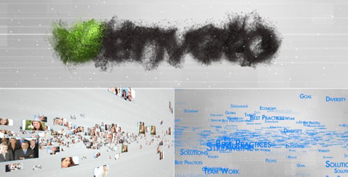 Multi Video Text Logo Reveal