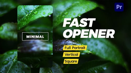 Fast Vertical Social Media Text Animation