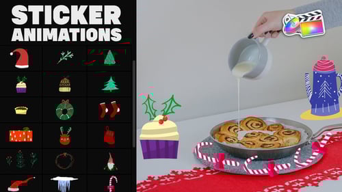 Cartoon Christmas Icons for FCPX