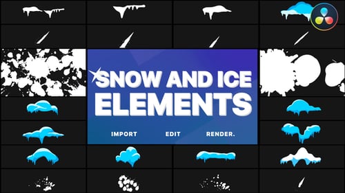 Snow And Ice Elements | DaVinci Resolve