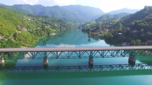 Side view of bridge over water