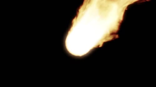 Fiery Energy Explosion with Dynamic Fluid Motion