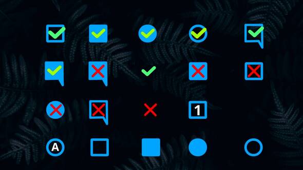 Customizable Animated Checkbox List Template for UI and Presentations ...
