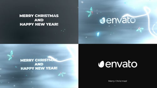 Christmas Ice Logo || DaVinci Resolve
