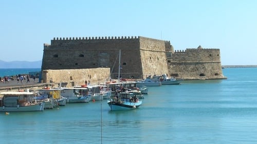 Seehafen in der Nähe der mittelalterlichen Burg, Heraklion, Kreta 2